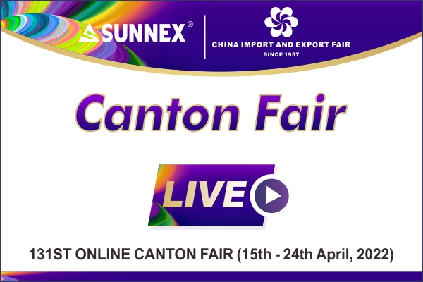 131-oji Canton Fair Hot produktai rodo SUNNEX vaizdo įrašų tvarkaraštį!