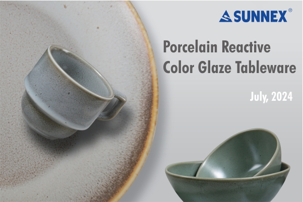 Sunnex Porcelian Reactive Color Glaze Stalo reikmenys