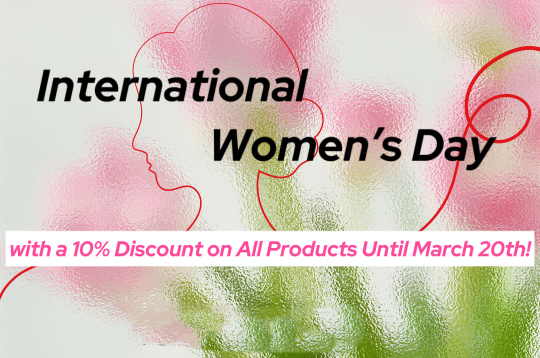 Tarptautinės moters dienos pardavimas: mėgaukitės 10% nuolaida kiekvienam pirkiniui!