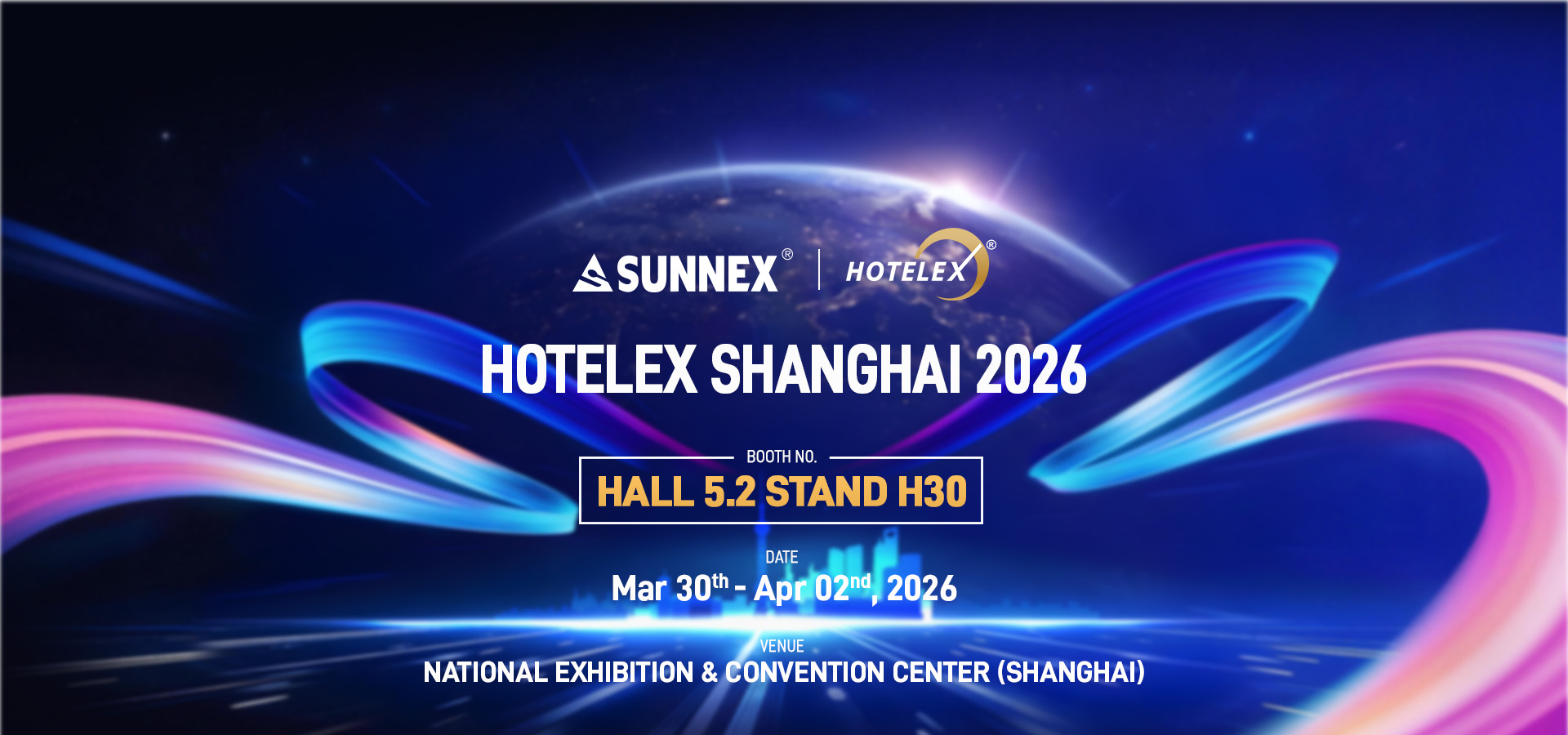 Kvietimas – „Hotelex Shanghai 2026“.