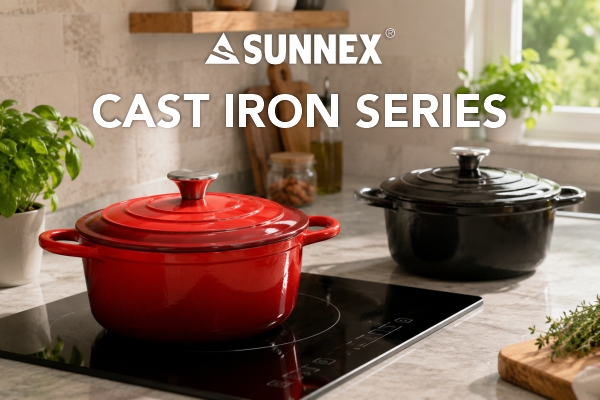 SUNNEX Premium emalio ketaus indų serija